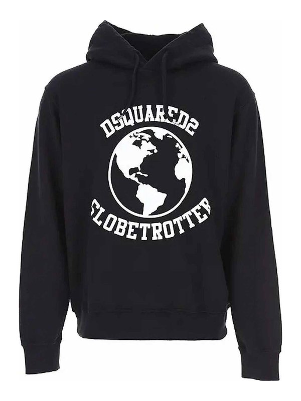 DSQUARED2: Sweatshirts & Pulls - Sweat-Shirts - Noir
