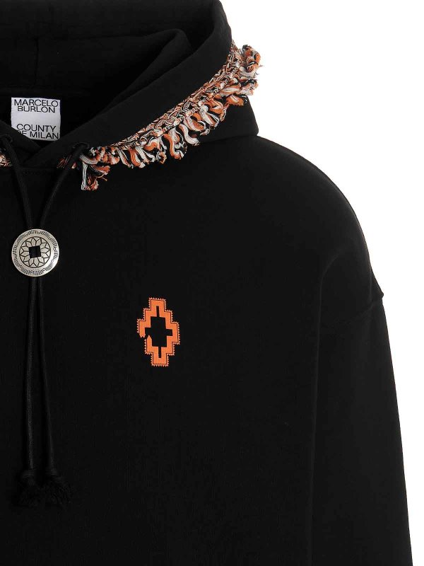 The Best Shops Marcelo Burlon: Sweatshirts & Sweaters - Cotton sweatshirt