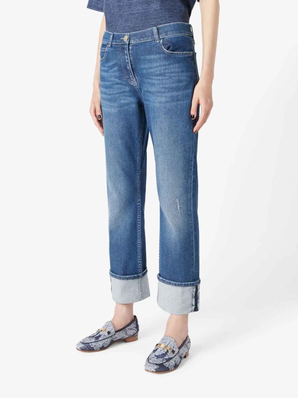 GIORGIO ARMANI buy online ストレートジーンズ - ライトウォッシュ