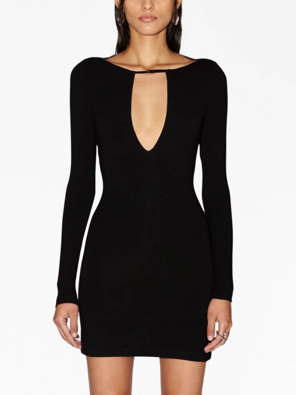 AMBUSH buy online Deep v-neck mini dress