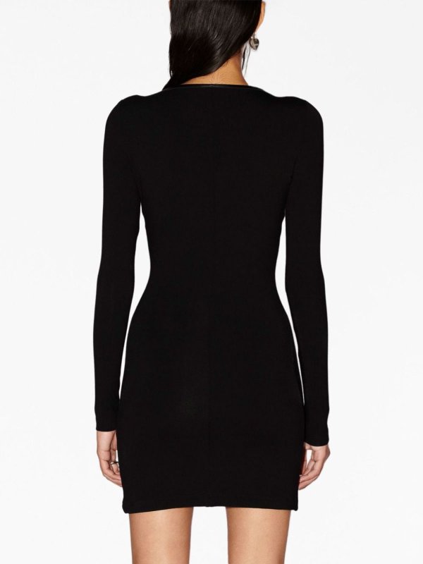 The Best Shops AMBUSH: Deep v-neck mini dress