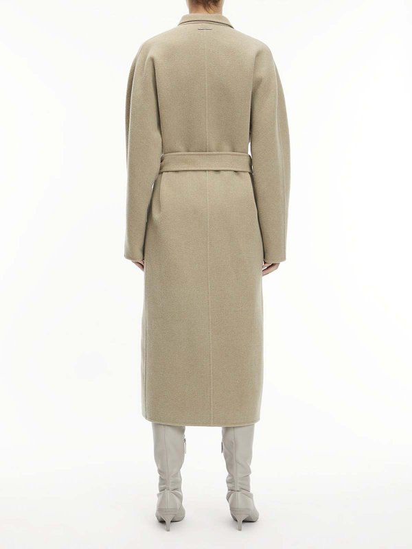 The Best Shops CALVIN KLEIN: short coats - Df wool maxi wrap coat