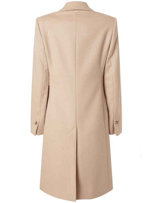 CALVIN KLEIN: short coats online - Essential wool coat