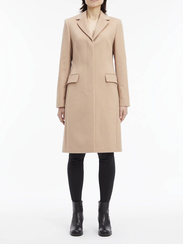 Essential wool coat shop online: CALVIN KLEIN