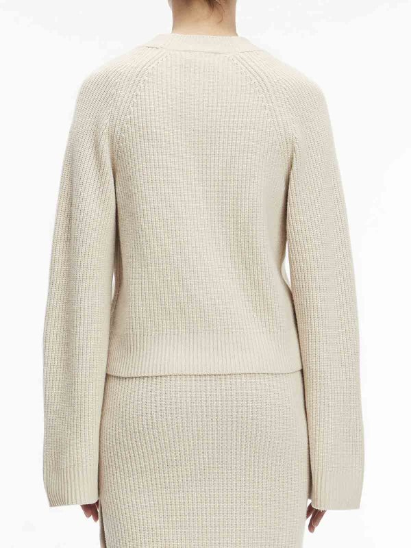 The Best Shops CALVIN KLEIN: Cardigan - Blanc