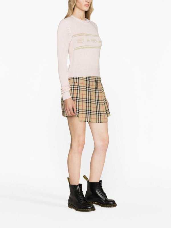 CHIARA FERRAGNI: U-Boot-Ausschnitt online - U-Boot-Pullover - Weiß