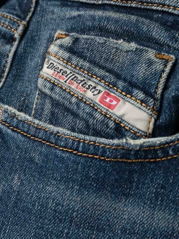 DIESEL buy online Schlagjeans - Helles Jeansblau