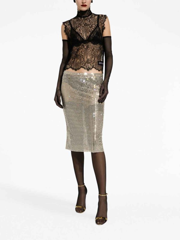 Top - Negro shop online: DOLCE & GABBANA