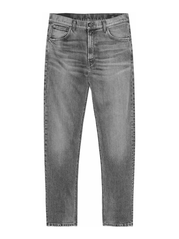 DONDUP: Jeans à jambe droite - Short - Gris