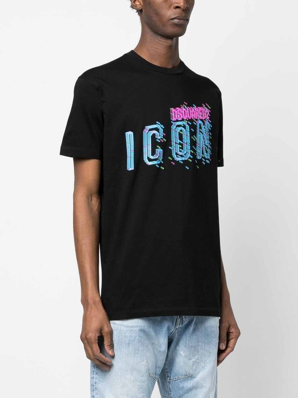 DSQUARED2 buy online Pixeled icon cool fit tee