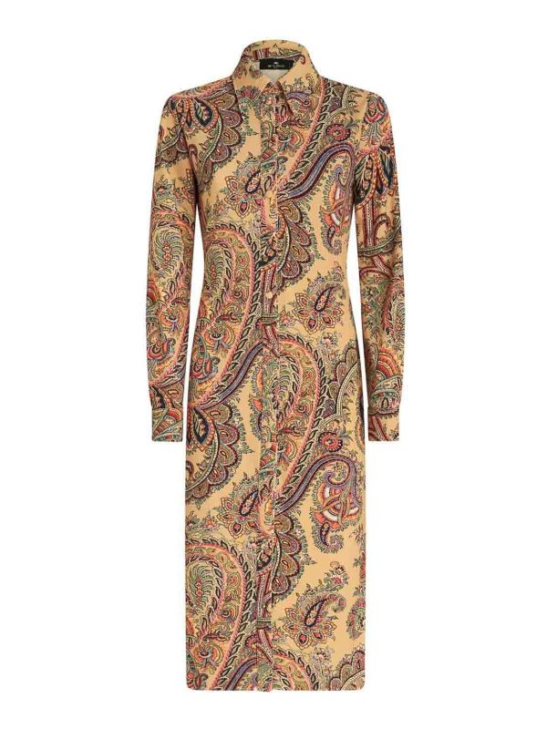 ETRO: Vestidos largos - Vestido Largo - Beis