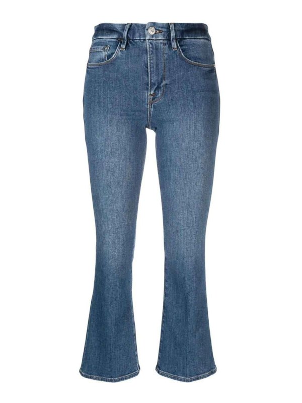 Frame: Jeans évasés - Jean Bootcut - Clair Délavé