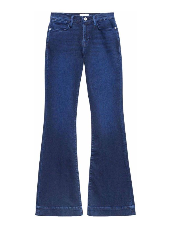 Frame: jeans a zampa - Le high flare wide hem