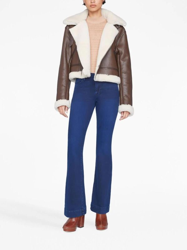 Frame: jeans a zampa online - Le high flare wide hem