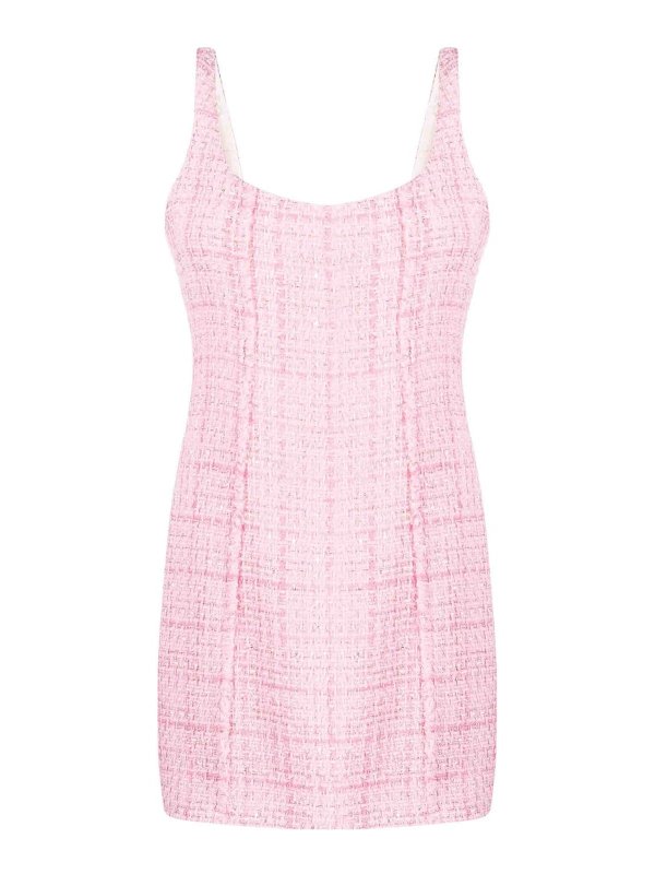GCDS: short dresses - Tweed bell dress