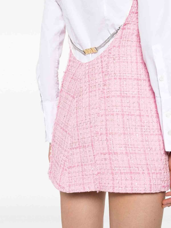 Tweed bell dress shop online: GCDS