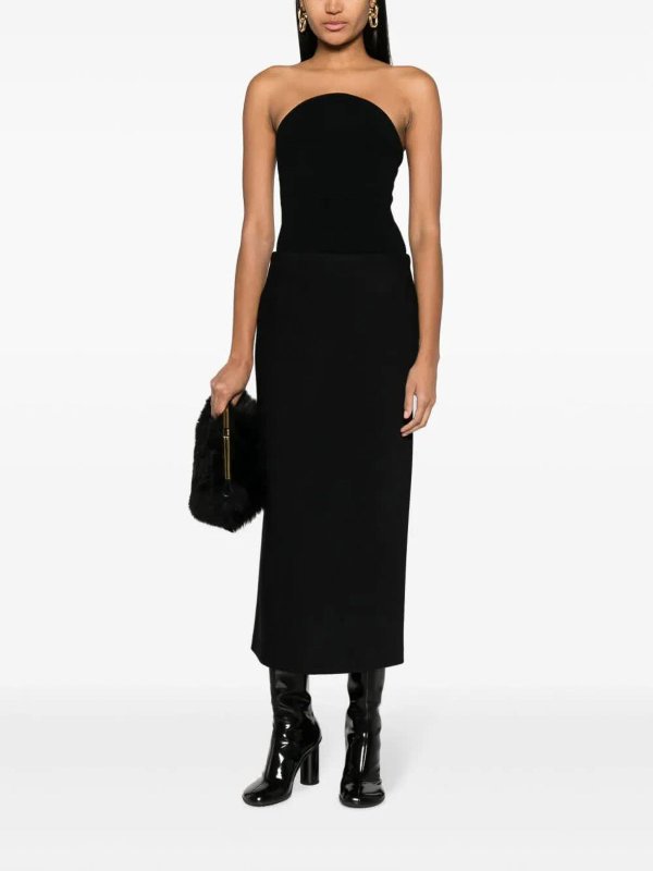 GIORGIO ARMANI: ロングシャツ online - ロングスカート - 黒