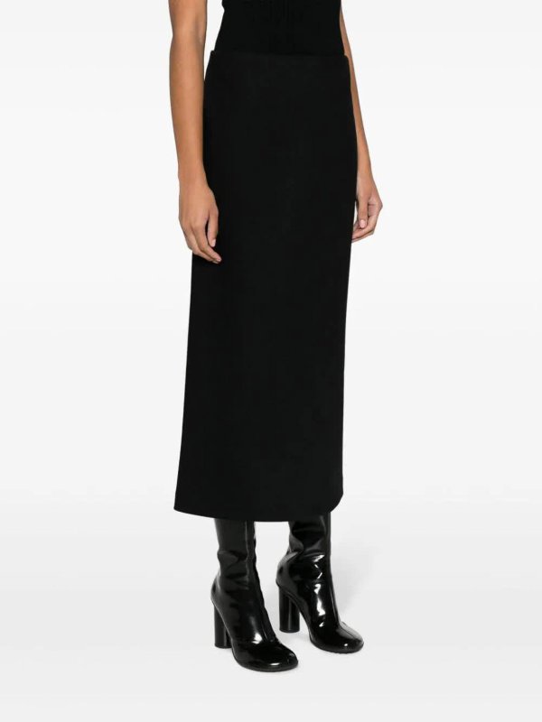 The Best Shops GIORGIO ARMANI: ロングシャツ - ロングスカート - 黒