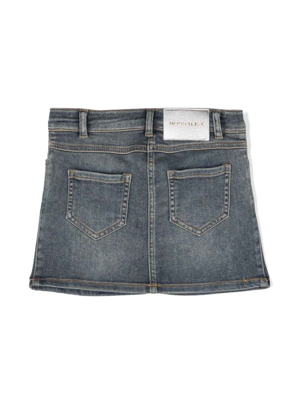 The Best Shops MONNALISA: Jupes midi et au genou - Jupe Midi - Beige Clair