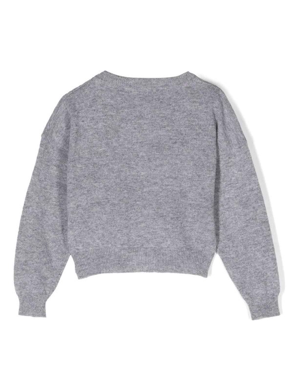 MONNALISA: クルーネック online - クルーネック - グレー