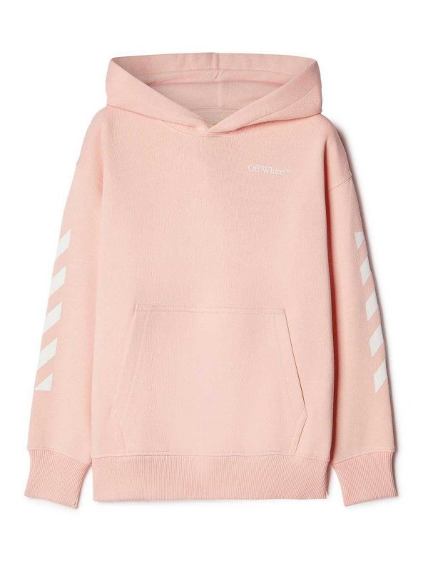 OFF-WHITE: Sudaderas y suéteres - Sudadera - Rosado