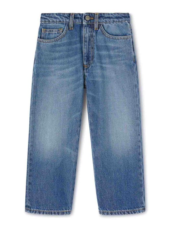 Palm Angels: straight leg jeans - denim pants