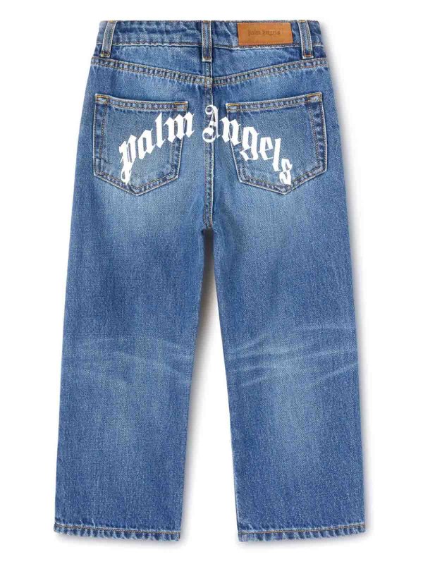 Palm Angels: straight leg jeans online - denim pants
