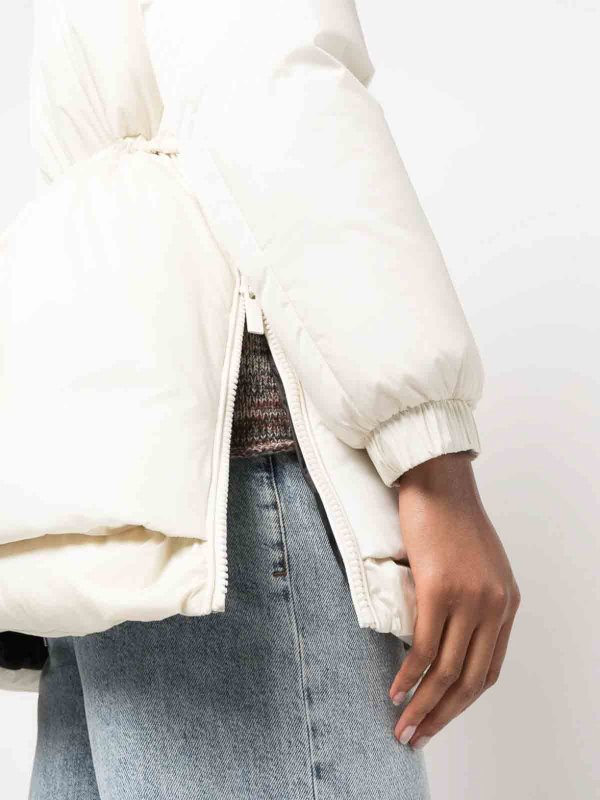 The Best Shops WOOLRICH: Lange Daunenmäntel - Blazer - Creme