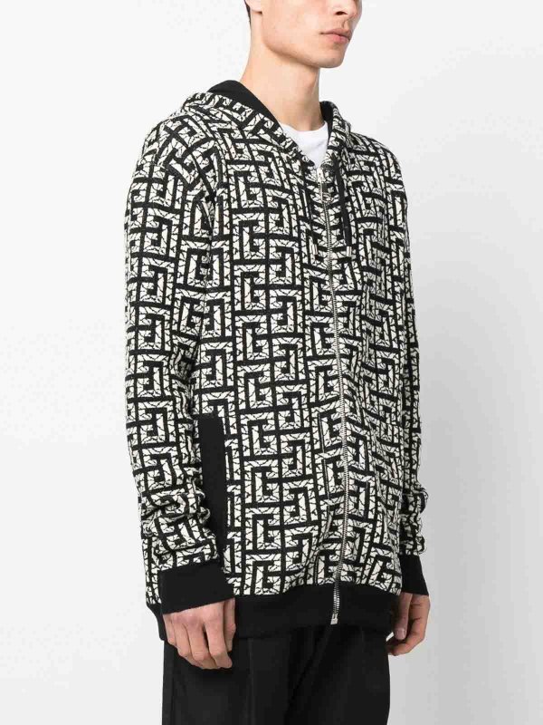 Balmain: Sweatshirts & Pulls online - Sweat-Shirts - Noir