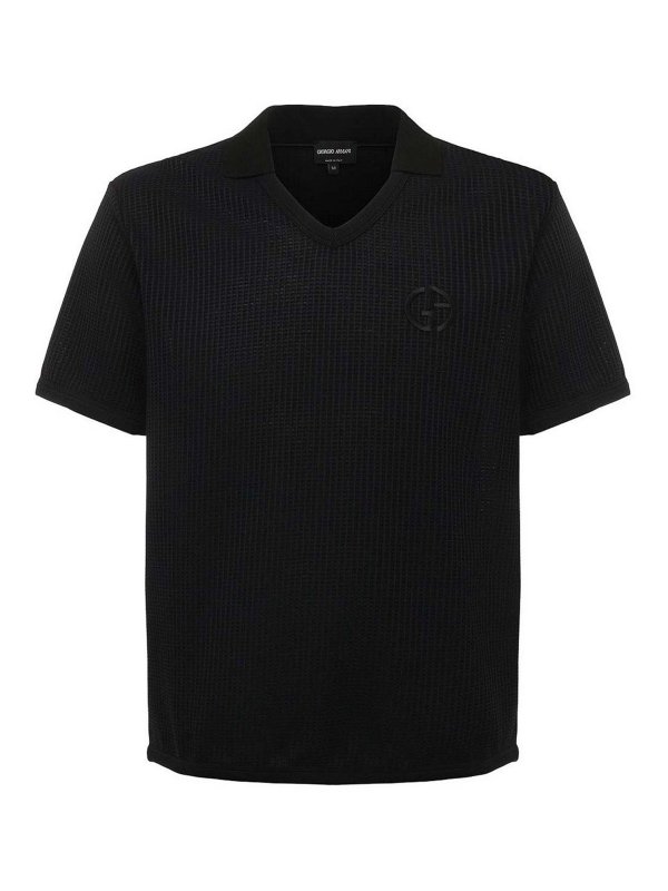 Giorgio Armani ポロシャツ - 黒 - メンズ | 3RSF57SJTFZUC99