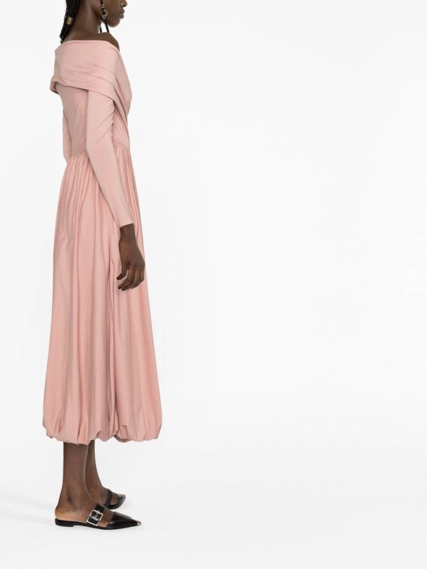 The Best Shops Philosophy di Lorenzo Serafini: maxi dresses - Pleated pink dress