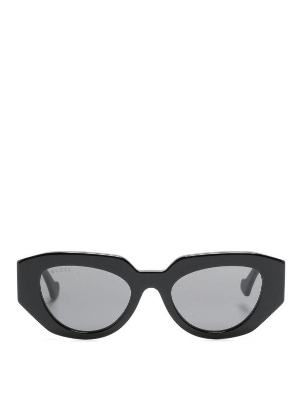 GUCCI: Lunettes de soleil - Lunettes - Noir
