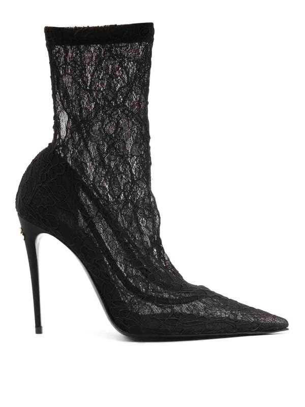 DOLCE & GABBANA: ankle boots - Lace ankle boot
