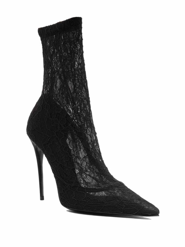 DOLCE & GABBANA: ankle boots online - Lace ankle boot