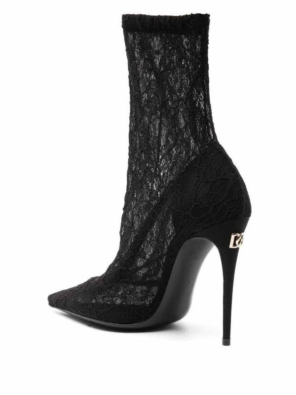 The Best Shops DOLCE & GABBANA: ankle boots - Lace ankle boot
