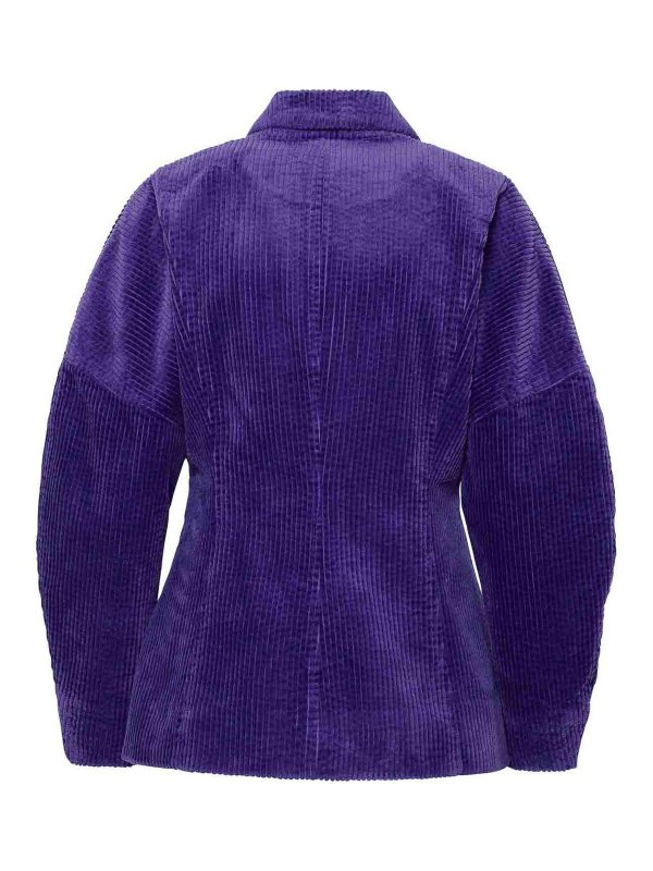 GANNI: Vestes de costume online - Blazer - Violet
