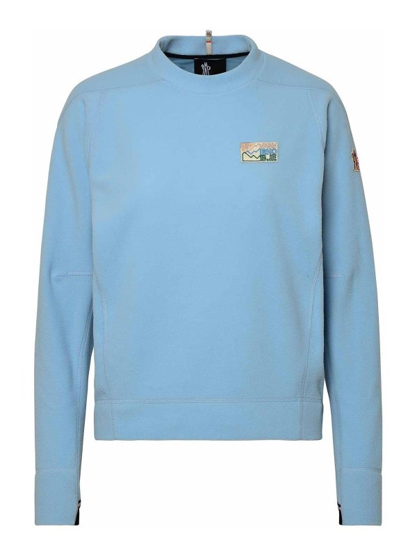 MONCLER: Sweatshirts & Sweaters - Logo sweatshirt