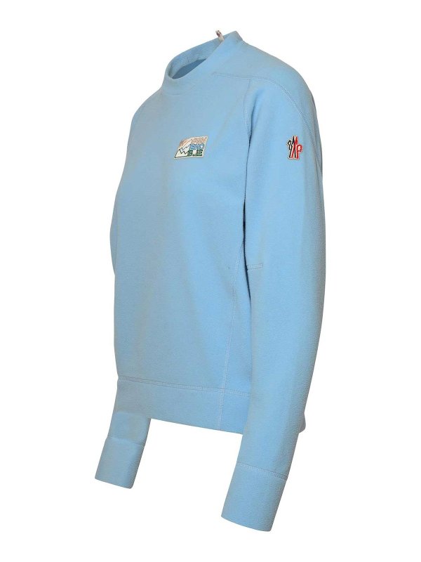 The Best Shops MONCLER: Sweatshirts & Sweaters - Logo sweatshirt