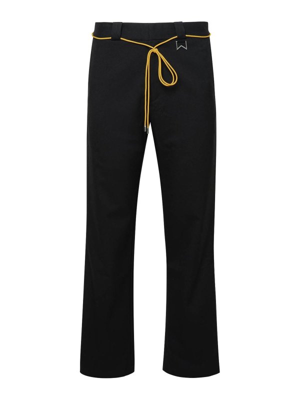 RHUDE: Pantalones casual - Shorts - Negro