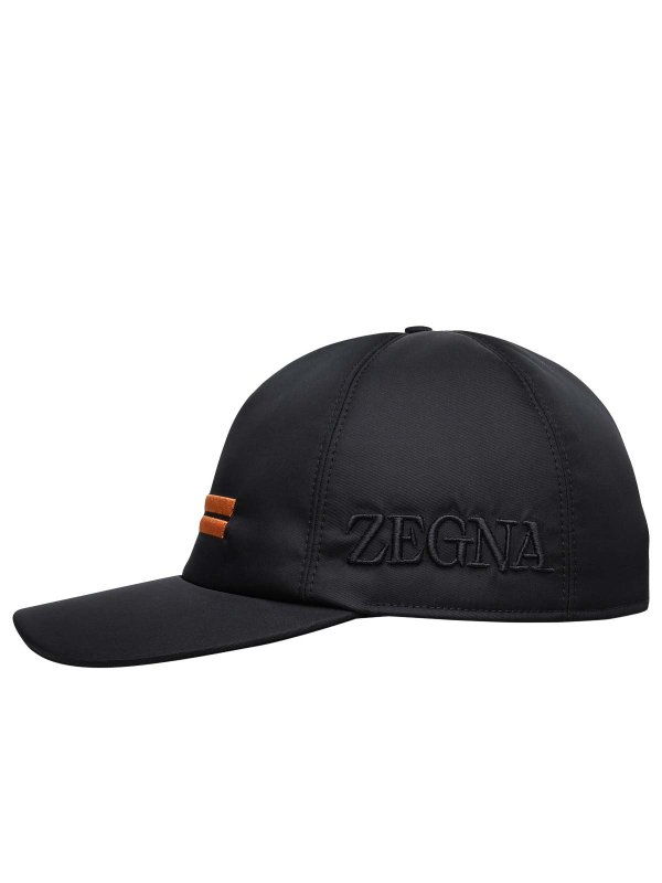 ZEGNA: hats & caps online - Logo cap