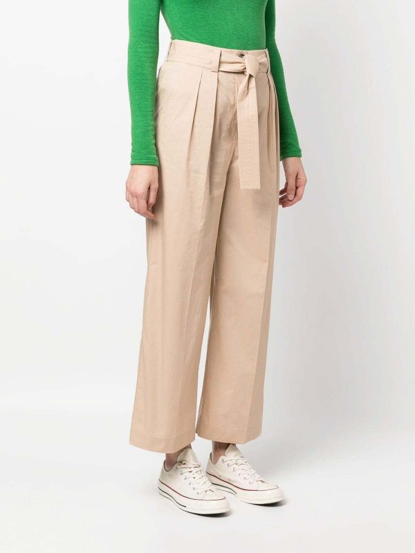 Beige trousers shop online: WOOLRICH