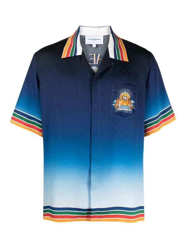 CASABLANCA: shirts - Peace-Print Shirt