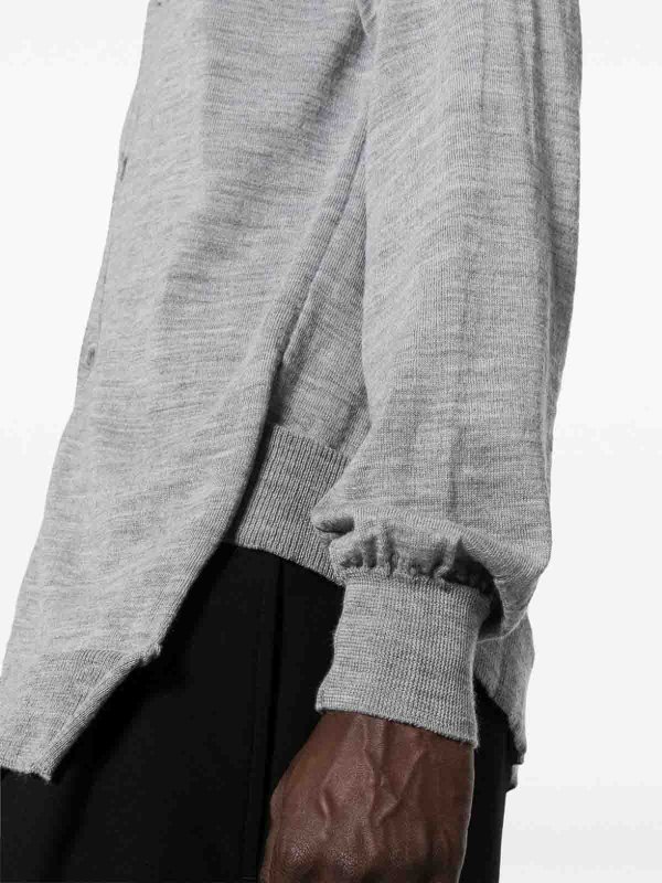 カーディガン - グレー shop online: COMME DES GARCONS