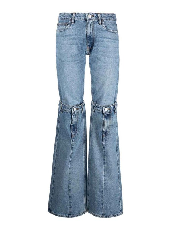 COPERNI: Jeans évasés - Jean Bootcut - Bleu