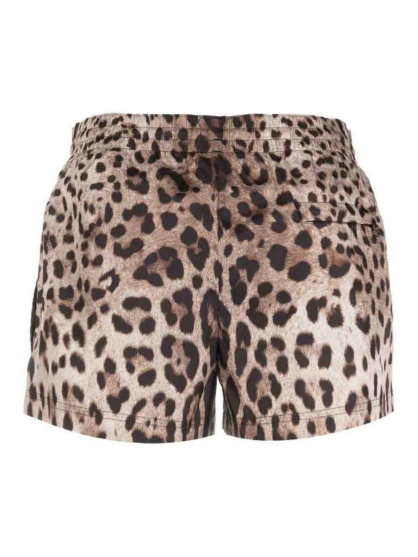 DOLCE & GABBANA: 水着 online - ショートパンツ - ブラウン