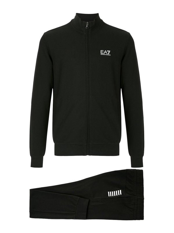 EA7 Emporio Armani: スウェットパンツ - トラックスーツ ボトムス - 黒