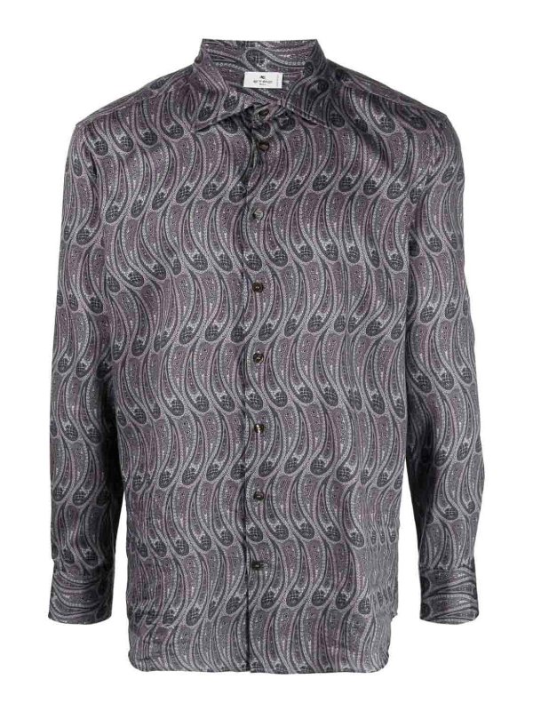 ETRO: Camisas - Camisa - Gris