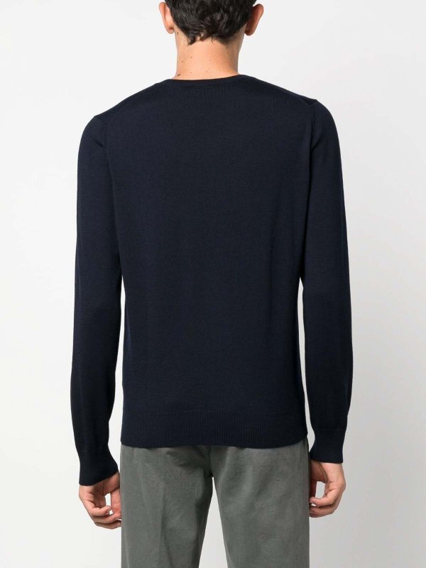 FAY: クルーネック online - クルーネック - ダークブルー