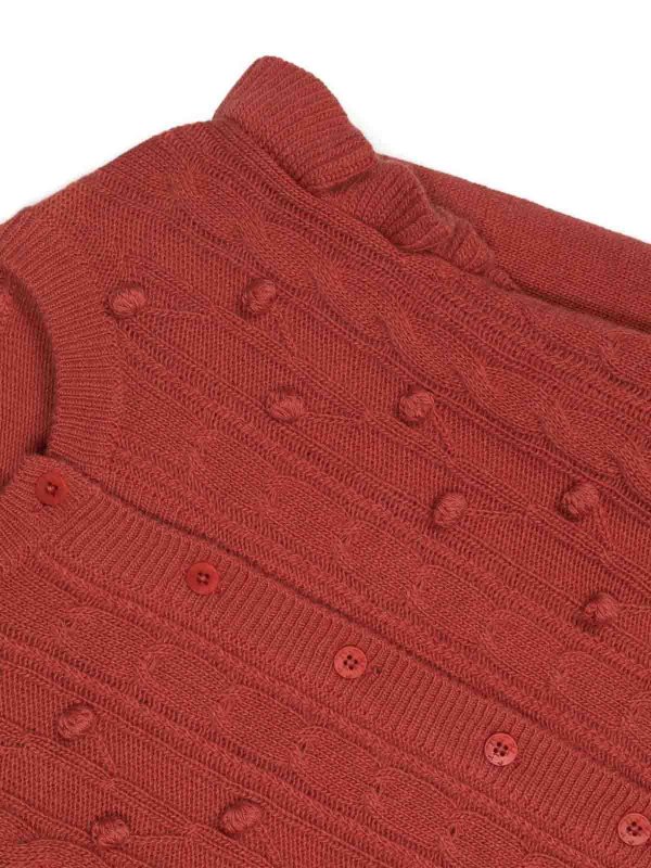 The Best Shops Il Gufo: cardigans - Cable-knit cardigan