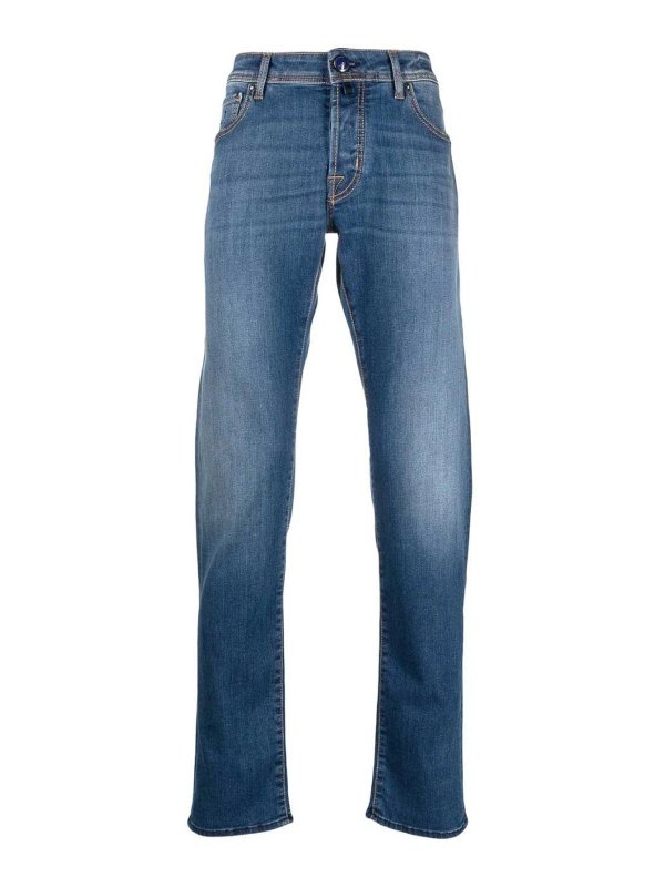 JACOB COHEN: Jeans évasés - Jean Bootcut - Bleu